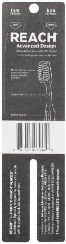 Reach Full Head Toothbrush, Firm, Assorted Colors, 2-Count