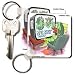 Londons Times Funny Medicine Cartoons - For The Herring Impaired - Key Chains
