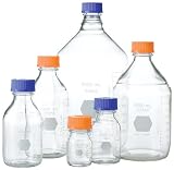 Kimble Kimax, GL-45 Media/Storage Bottle With Blue Polypropylene Cap, 250mL (Case of 10)