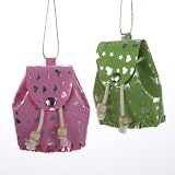 Club Pack of 24 Tween Christmas Stylish Heart Backpack Ornaments