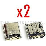 ePartSolution-2 X Samsung Galaxy Tab 3 P5200 P3200 P3210 T211 T210/R/L Charger Charging Port Dock Connector USB Port Repair Part USA Seller