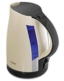 Prestige Dakota Cordless Jug Kettle, 1.7 Litre, Cream