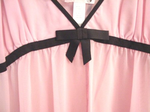 French Kitty Diva Lolita Sheer Pink Baby Doll Set, Super Sexy Naughty Nightie, Romantic