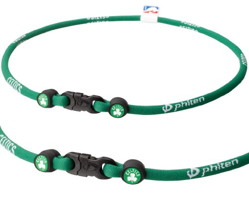 Phiten Titanium X30 Boston Celtics Necklace - 22"