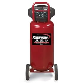 Powermate PL1581109 11-Gallon Invector Vertical Air Compressor by PowerMate