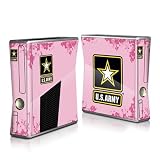 Army Pink Design Protector Skin Decal Sticker for Xbox 360 S Game Console Full Body