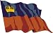 PEMA Sticker Flag Decals A-LS90 Liechtenstein - Liechtenstein 15 cm colored flag