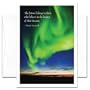 Aurora Verde - New Year Holiday Cards, Box of 10 cards and envelopes