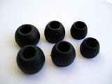 12 PACK Replacement Earphone Ear Gel Tips For Sony MDR CX EX Sennheiser CX IE Sharp Panasonic HJE Skullcandy ezGears JVC Phillips Creative Sony Ericsson Denon Monster Griffin JBL Headphones iPod iPad in ear Earbuds - Small Medium Large (Black)