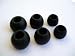 12 PACK Replacement Earphone Ear Gel Tips For Sony MDR CX EX Sennheiser CX IE Sharp Panasonic HJE Skullcandy ezGears JVC Phillips Creative Sony Ericsson Denon Monster Griffin JBL Headphones iPod iPad in ear Earbuds - Small Medium Large (Black)