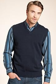 Blue Harbour Pure Cotton V-Neck Slipover