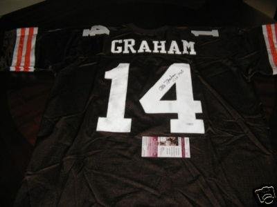 Otto Graham Signed Jersey - hof Jsa coa - Autographed NFL Jerseys