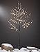 Lightshare 5.5 Feet Snow Dusted Tree, 96 LED Lights, Warm White, for Christmas Tree and Christmas Village Decoration, Decoration Idea for Home, Festival, and Party, Indoor and Outdoor Use