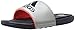 adidas Performance Men's Voloossage M Sandal,Silver/Collegiate Navy/Solar Red,12 M US
