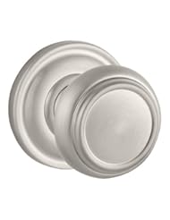 Home Improvement: Baldwin HDTRATRR049 Reserve Half Dummy Traditional with Traditional Round Rose in Matte Brass & Black Finish - Top Notch Distributors, Inc. (Home Improvement)