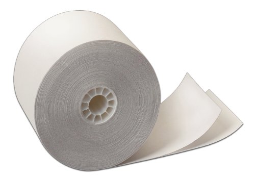 TOPS Machine Receipt Paper Rolls, 2 Part Carbonless, 2.25 x 3 Inches x 100 Feet, White, 50 Rolls per Carton (7265)