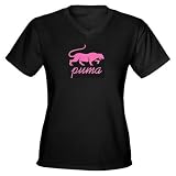 PUMA Adult humor Women's V-Neck Dark T-Shirt by CafePress