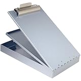 Saunders Recycled Aluminum Cruiser-Mate Storage Clipboard with Dual Tray Storage, Legal Size, 8.5 x 14-Inches, 1 Clipboard (21018)