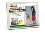 Four Paws Gate Wood with Door Vert 26.5-44 inch