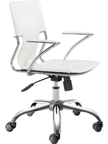 Trafico Office Chair White- Case of 1