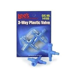 3-Way Plastic Valve, 3 Pack