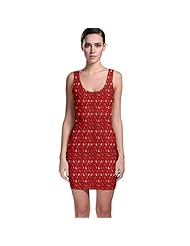 General Print Polyester/Spandex Stretchy Bodycon Dress 