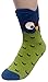 JJMax Women's Sweet Animal Socks Set with Thick Eared Cuffs One Size Fits All, 5 Fat Owls, One Size