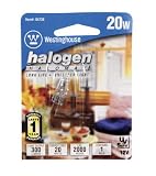 Westinghouse #04736 20W T3 Clear Halogen Bulb