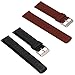 Set of 2 Replacement Leather Bands for ASUS ZenWatch 2 Smartwatch 1.63