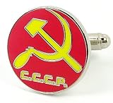 Soviet Union USSR Hammer Sickle Cufflinks Cuff Links