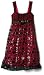 Ruby Rox Girls 7-16 Emma Sequin Dress,Black/Fuschia,Large