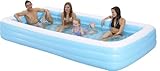 144" X 76" X 22" Family and Kids Giant Inflatable Rectangular Pool - 12 Feet Long