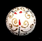 GOLF BALL - HAND PAINTED - DESIGN: CELEBRATION