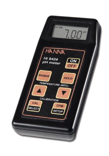 Hanna Instruments HI 8424 Waterproof pH Meter with Automatic Calibration and Temperature Compensation
