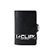 I-CLIP - Soft Touch (Black) - Slim Wallet - Minimalist, Thin Design & Money Clip