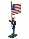United States Marine Corps Standard Bearer - US Flag
