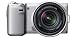 Sony NEX 5NK Compact num�rique hybride 16,1 Mpix Argent + Objectif 18-55 mm
