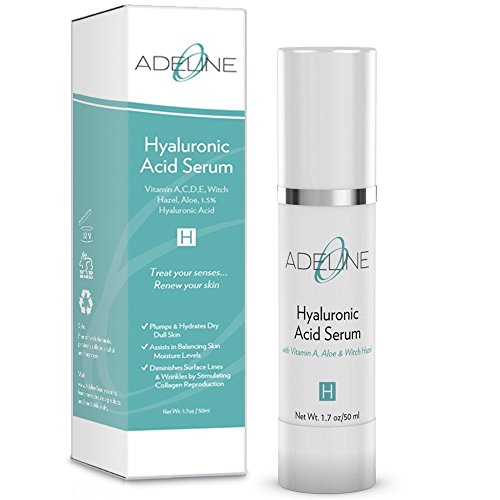 Adeline - Hyaluronic Acid Serum With Vitamin C & Retinol And Vitamin E - 1.7oz Airless Pump Bottle