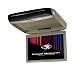 Power Acoustik PMD-122CMBG Beige Ceiling Mount 12.1-Inch 16:9 Wide Aspect TFT-LCD LED Backlit Screen Monitor with DVD Player