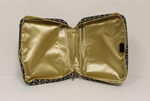Gold Shimmer Leopard Pattern Bible Case Bag with Carrying Handle