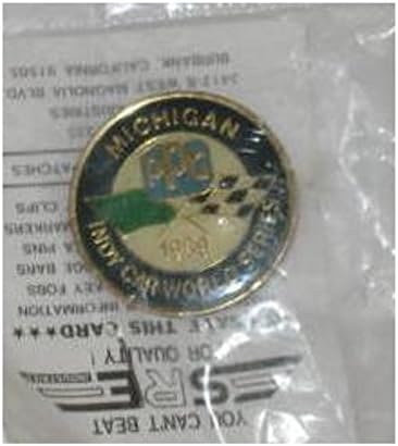 Vintage Souvenir Pin ~ Michigan PPG Indy Car World Series 1989
