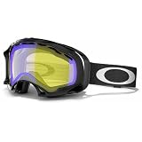 Oakley 2010 Splice Snow Polarized (Jet Black/HI Amber) Goggles