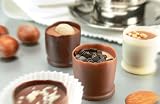 Roland Chocolate Parfait Truffle, Praline, 150-Count