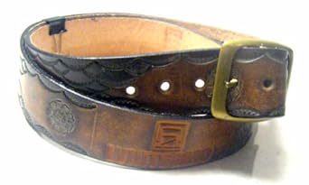 White GMC~ White Truck Company~Rare Vintage Leather Belt!!~#02
