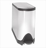 Butterfly Step Can - 8 Gallon Brushed Steel by simplehuman