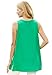 Woman Within Plus Size Perfect Sleeveless Shirred V-Neck Tunic
