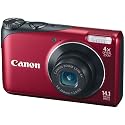 Canon Powershot A2200 14.1 MP Digital Camera with 4x Optical Zoom (Red)
