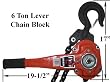 6 Ton LEVER BLOCK Ratchet Chain Hoist Lift Puller