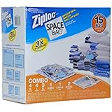 Ziploc Space Bag 15 Bag Space Saver Set