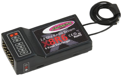 Jamara 66096 - Empf&auml;nger X8R6 30 cm 2,4GHZ